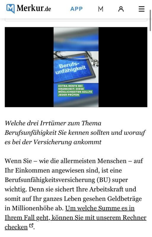 Presse und Medienberichte Merkur BU Mythen
