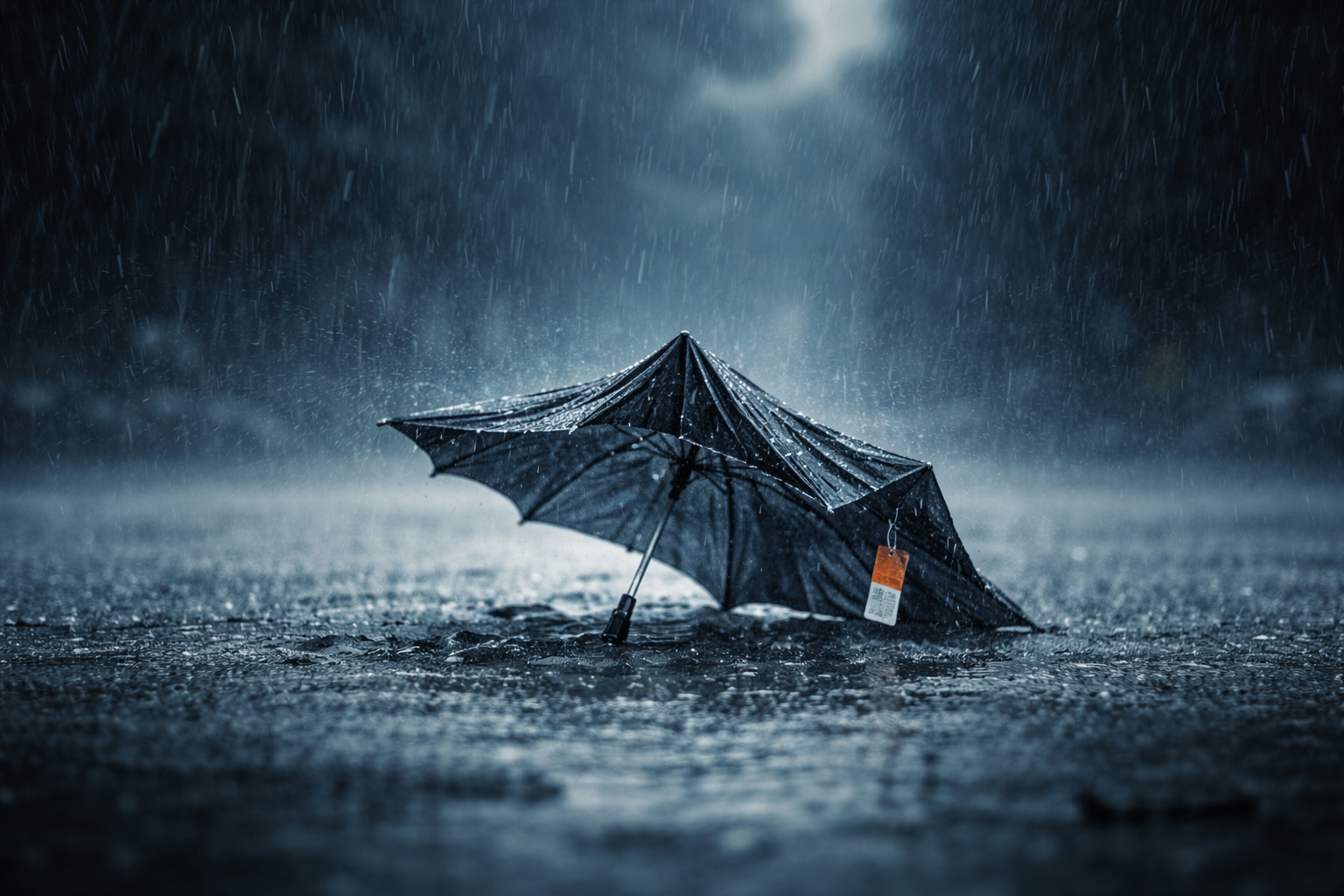 Fehler PKV-Beratung: Die 4 häufigsten Fehler – und wie Sie sie erkennen 8 Kaputter billiger Regenschirm mit Preisschild im Sturm – Symbol für Billigtarife in der PKV, die im Ernstfall nicht schützen